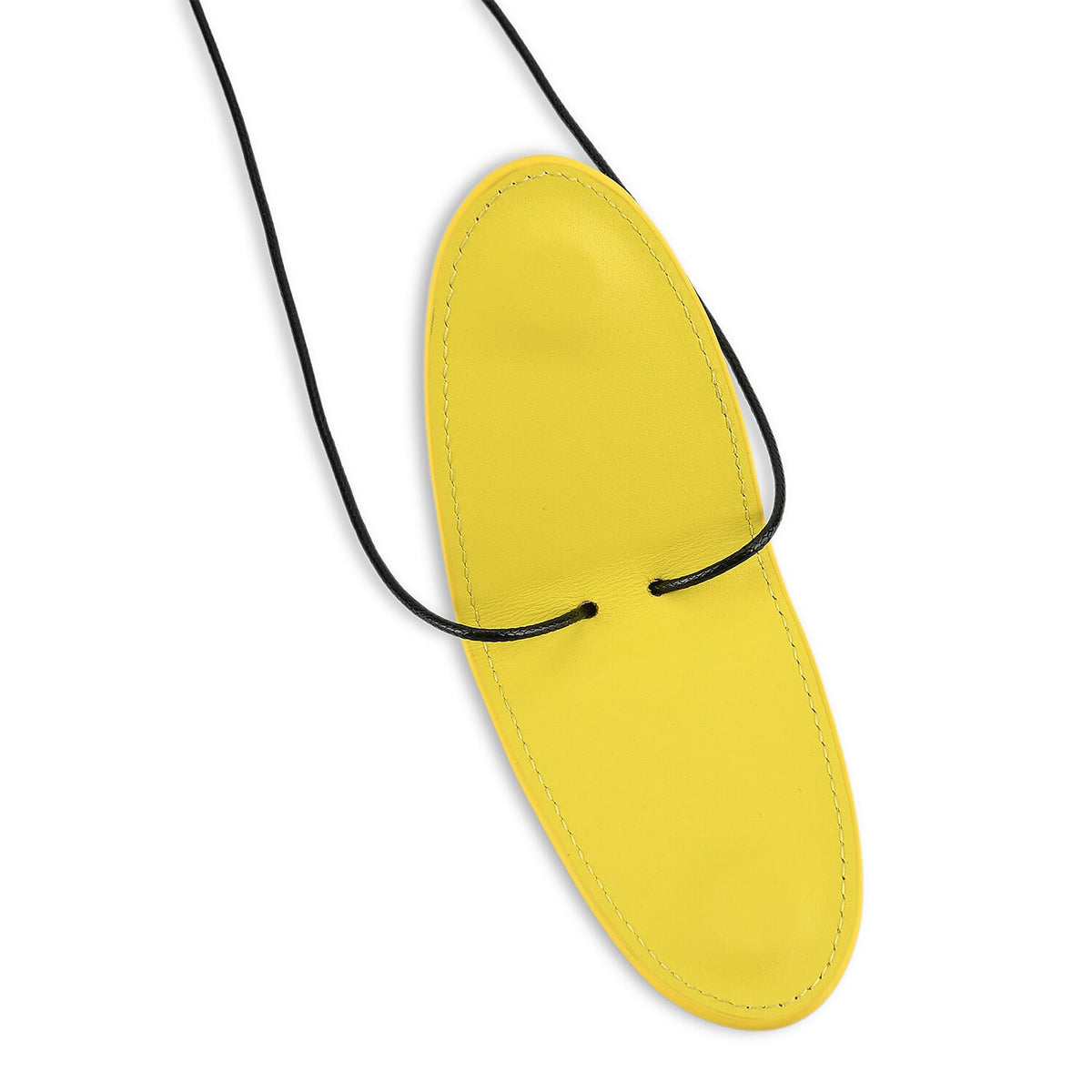 Genuine Leather Magnetic Sunglass Holder Strap - Yellow V32514178 6