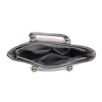 Elegant Tote Bag with Handle Drop - Light Grey
