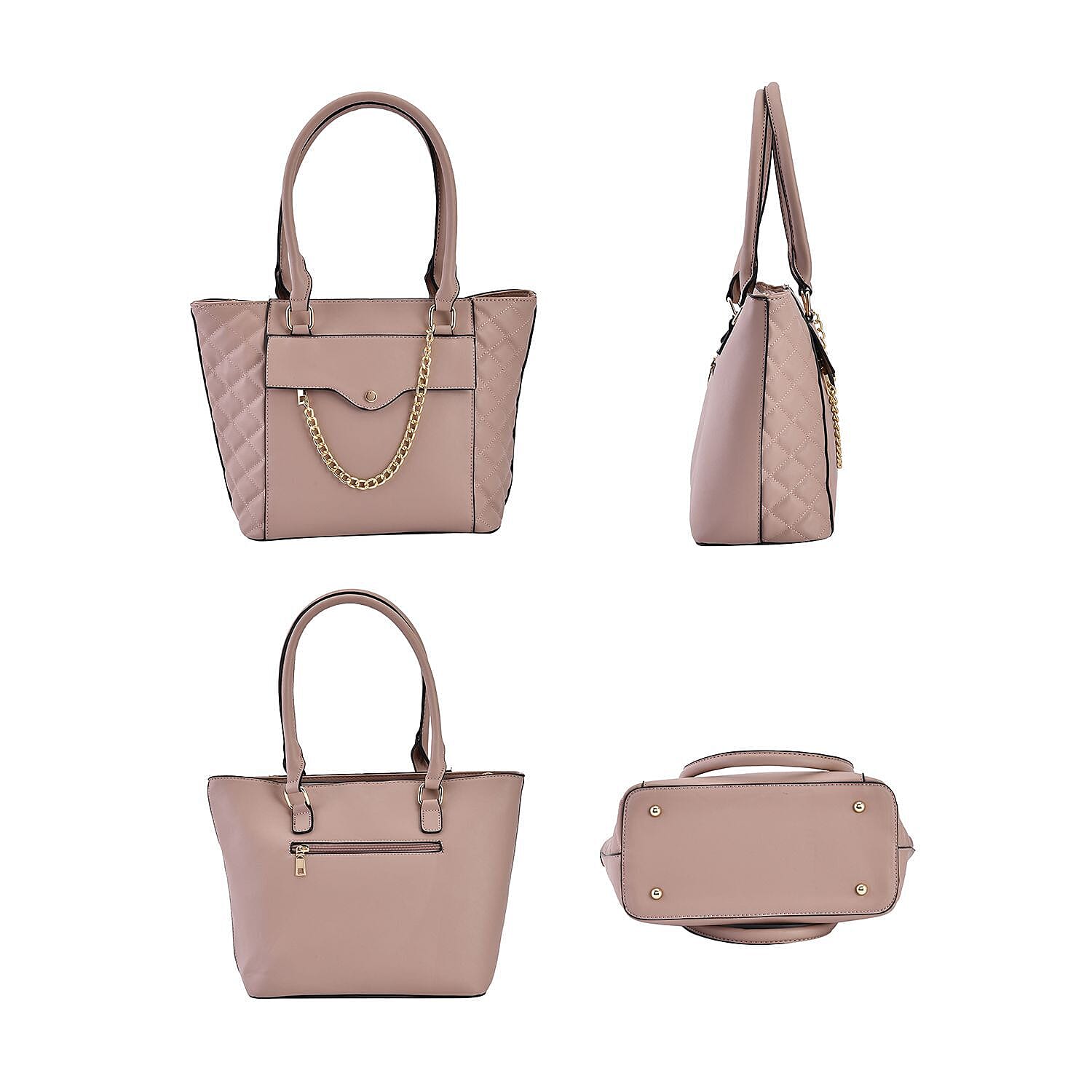 Crossbody Bag with Shoulder Strap - Pink 7208578 3