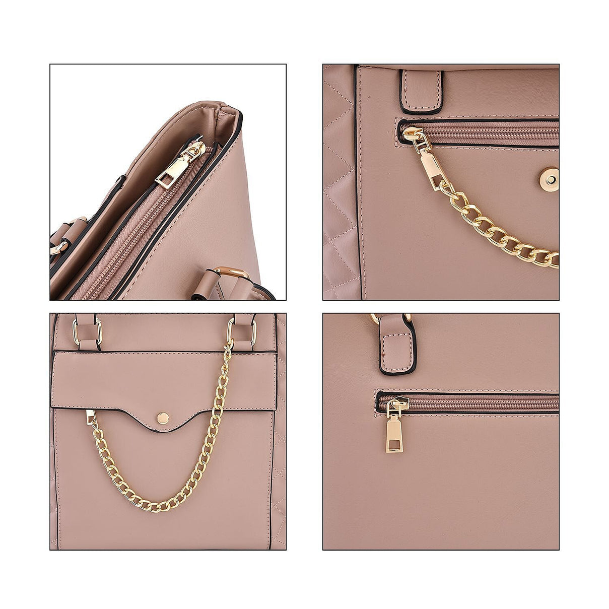 Crossbody Bag with Shoulder Strap - Pink 7208578 4