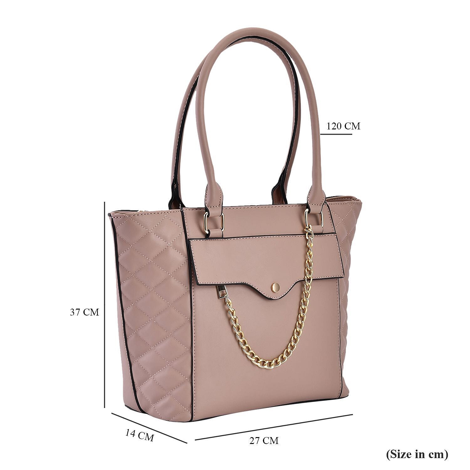 Crossbody Bag with Shoulder Strap - Pink 7208578 6