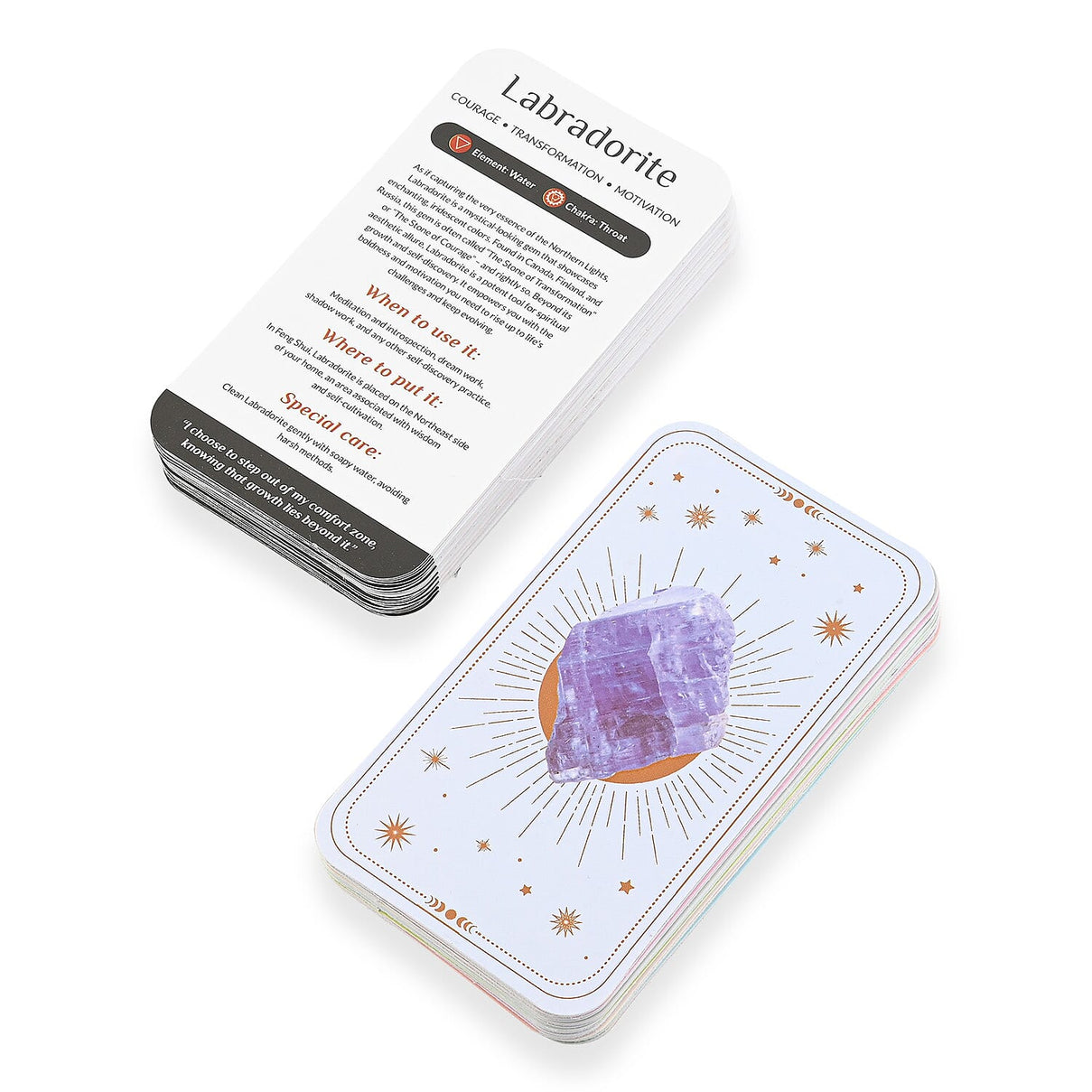 Crystal Deck Wisdom Paper Cards with in Paper Box - Multicolour 7745046 3