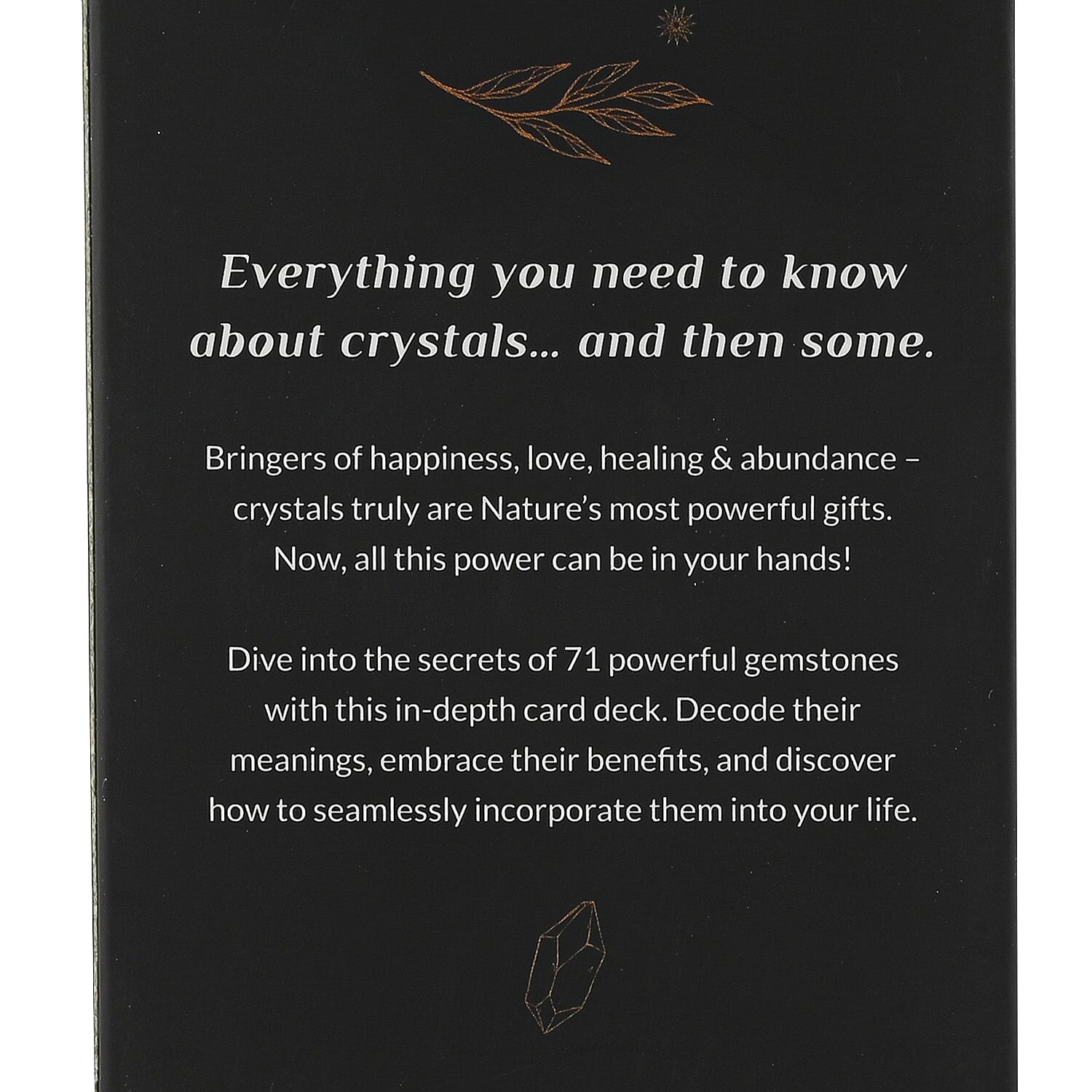 Crystal Deck Wisdom Paper Cards with in Paper Box - Multicolour 7745046 4