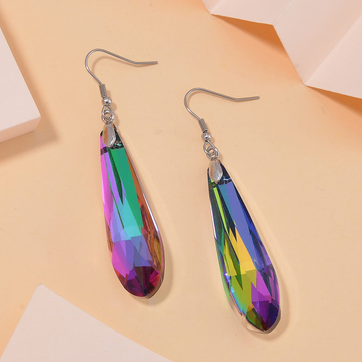 New Arrival - Magic Colour Crystal Drop Earrings 7783085 2