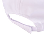 Crystal Floral Pattern Cap (One Size) - White