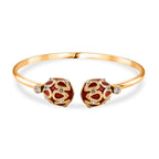 Designer Inspired- Enamled Bangle (Size 7.5 Inch)