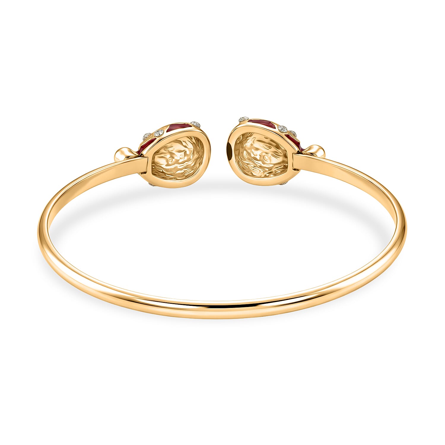 Designer Inspired- Enamelled Bangle (Size 7.5 Inch) 8538791 5