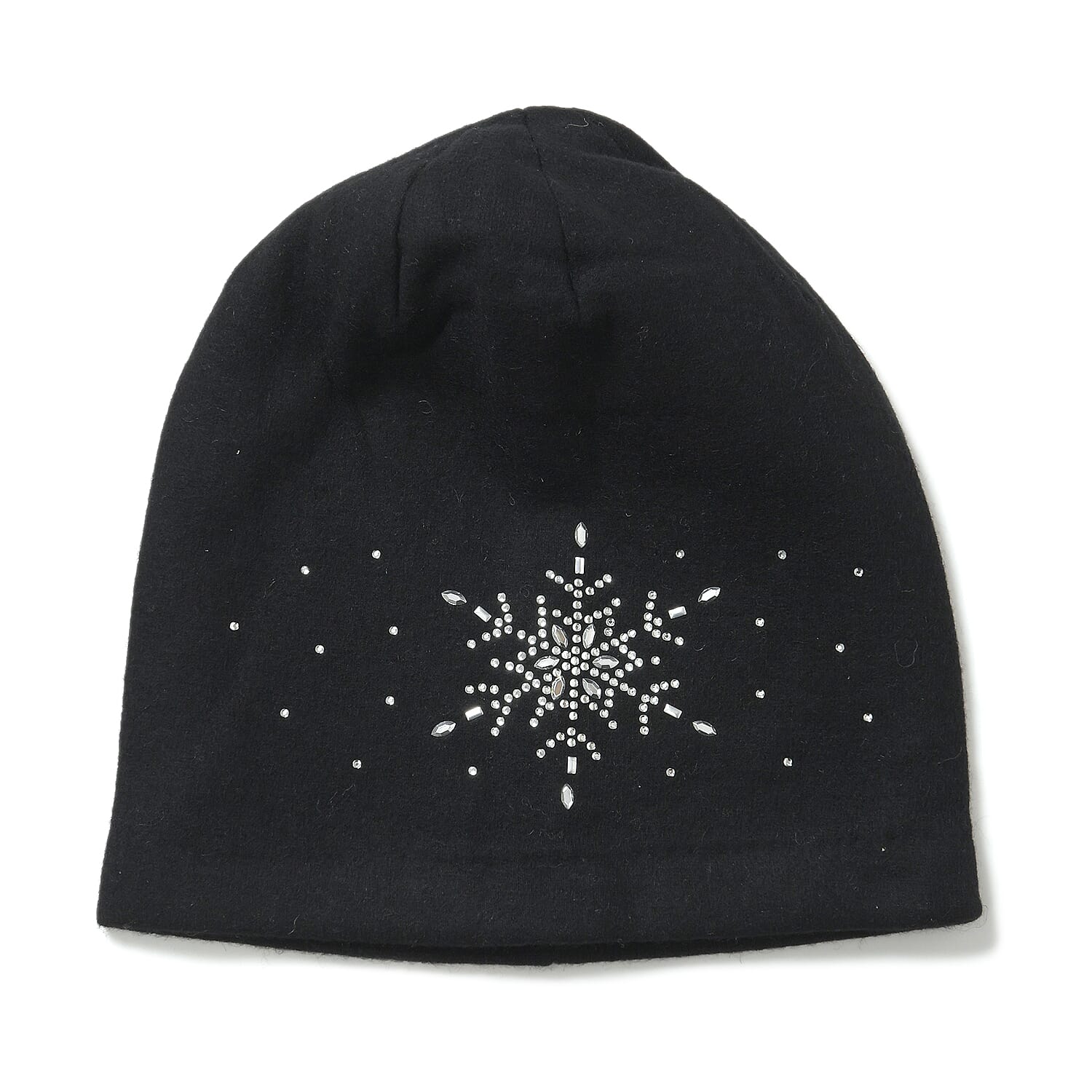 Crystal Snowflake Beanie and Gloves Set â€“ Black 7850687 15