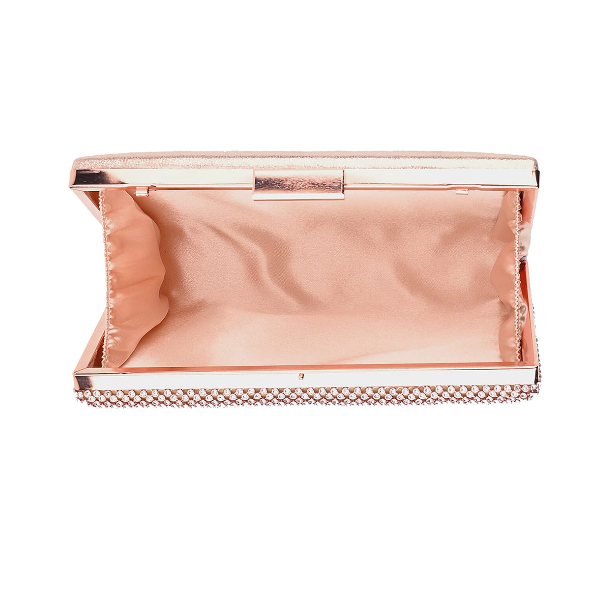 Women's Crystal Evening Accessory Set â€“ Rhinestone Clutch Bag with Bracelet and Dangling Earrings V32637840 5