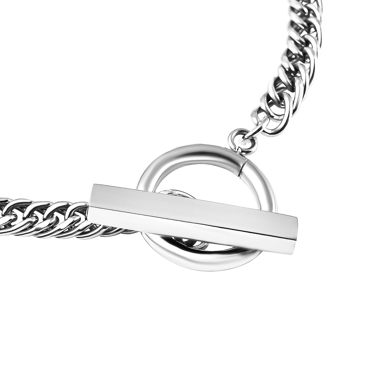 Cuban Bracelet (Size - 7.5) ) in Stainless Steel 6342202 4