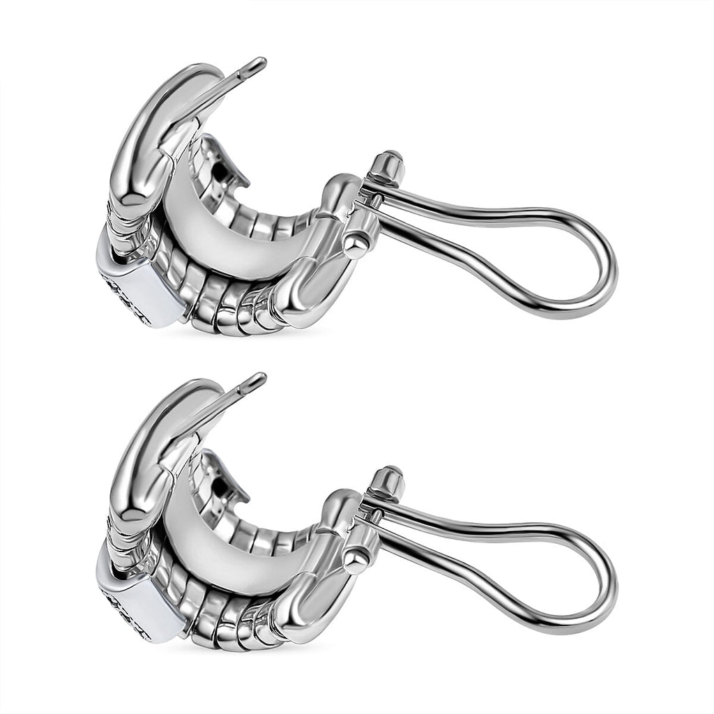 Cubic Zirconia Earring in Sterling Silver