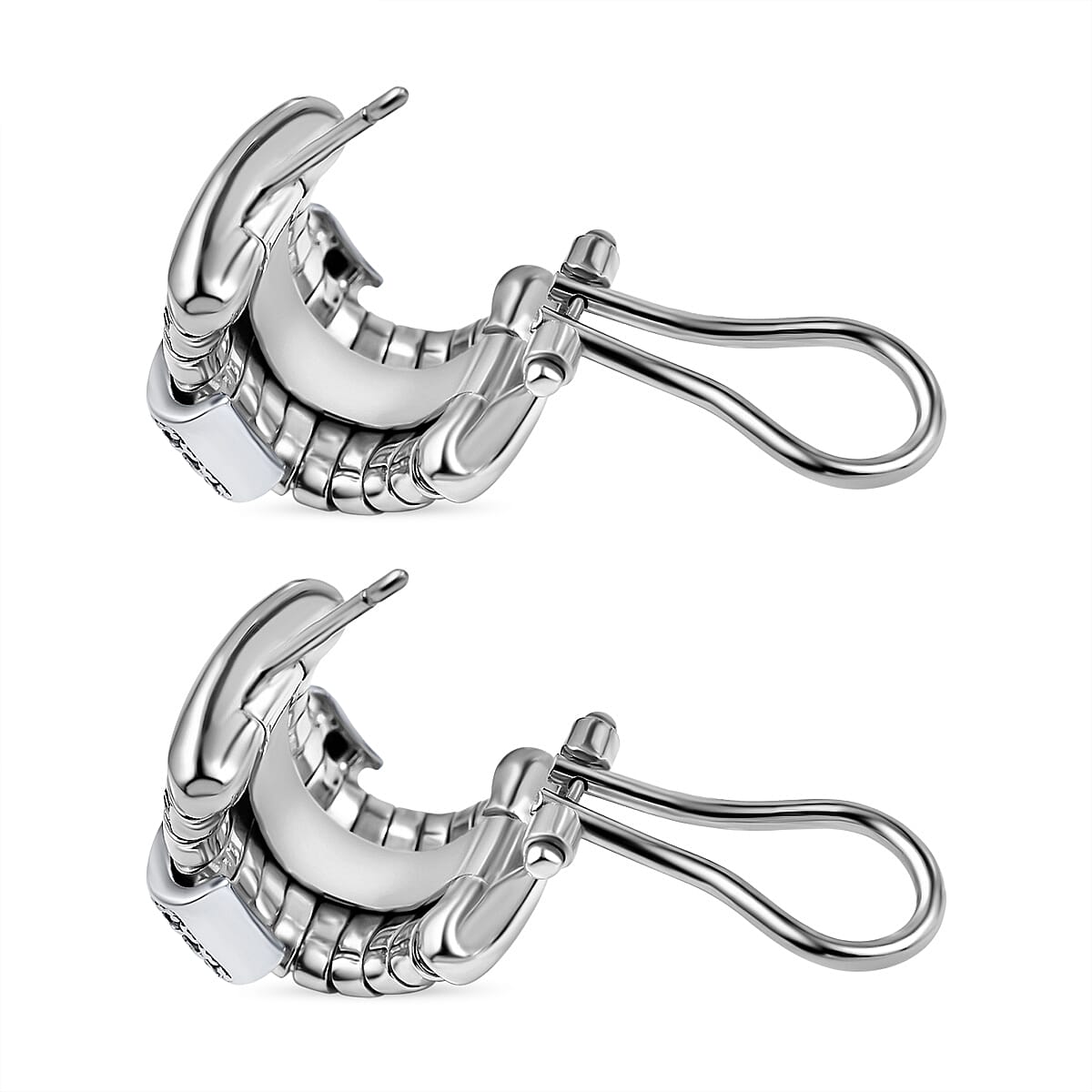 Cubic Zirconia Earring in Sterling Silver 7758671 4