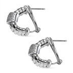 Cubic Zirconia Earring in Sterling Silver