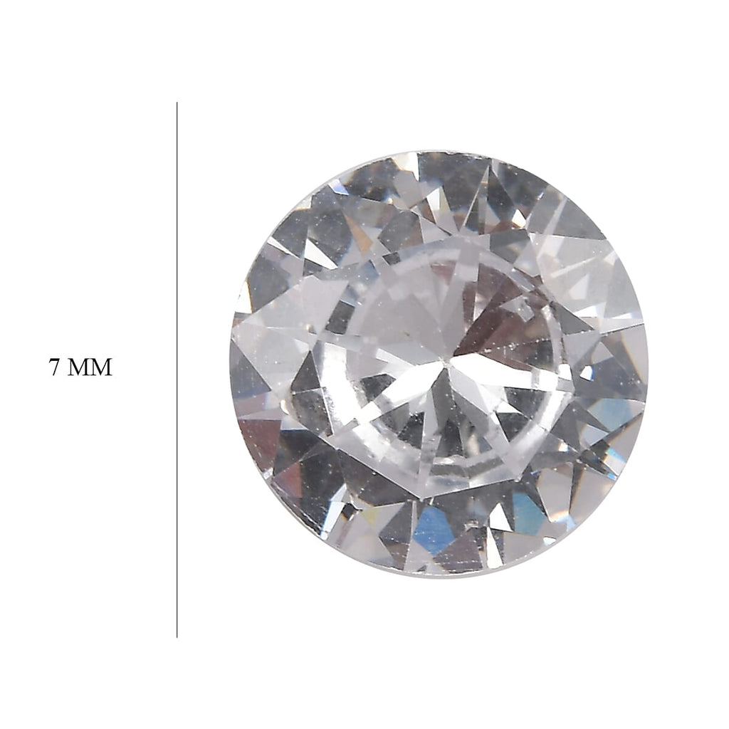 Cubic Zirconia Round Shape Gemstone 1.98 Ct.