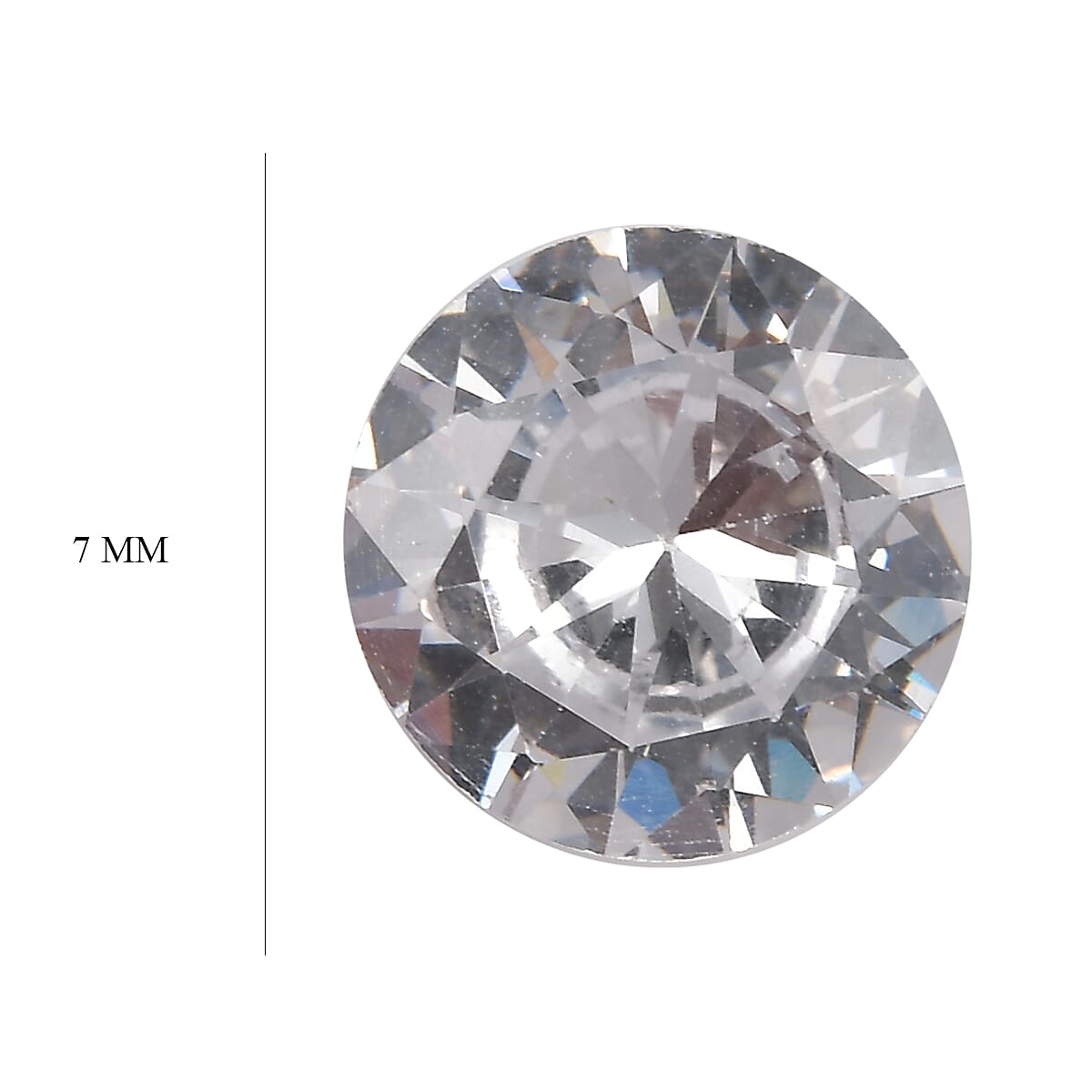1.98 Ct. Cubic Zirconia Loose Gemstone in Round Shape 8062436 5