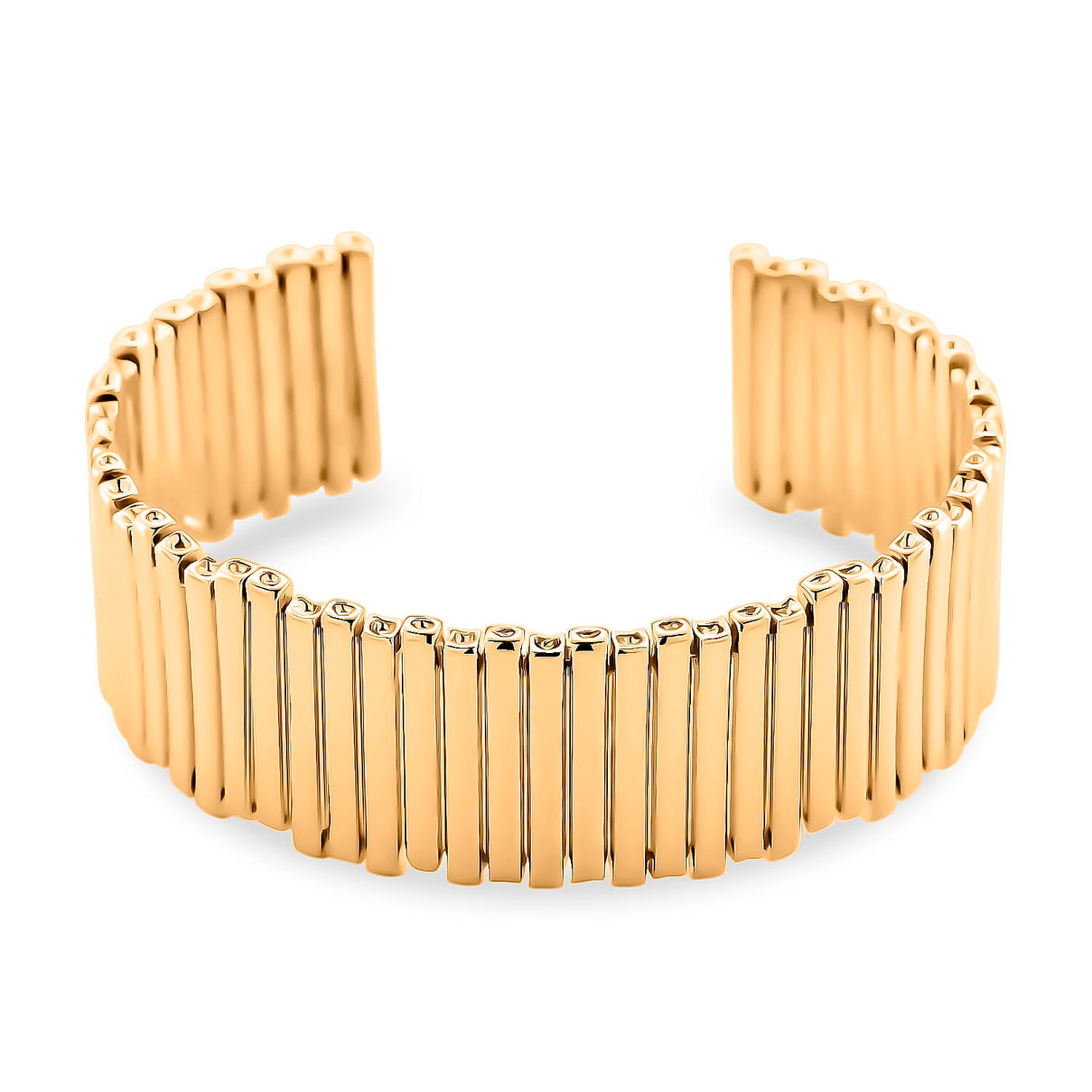 Designer Style Cuff Bangle in Yellow Gold Plated 8244409 0