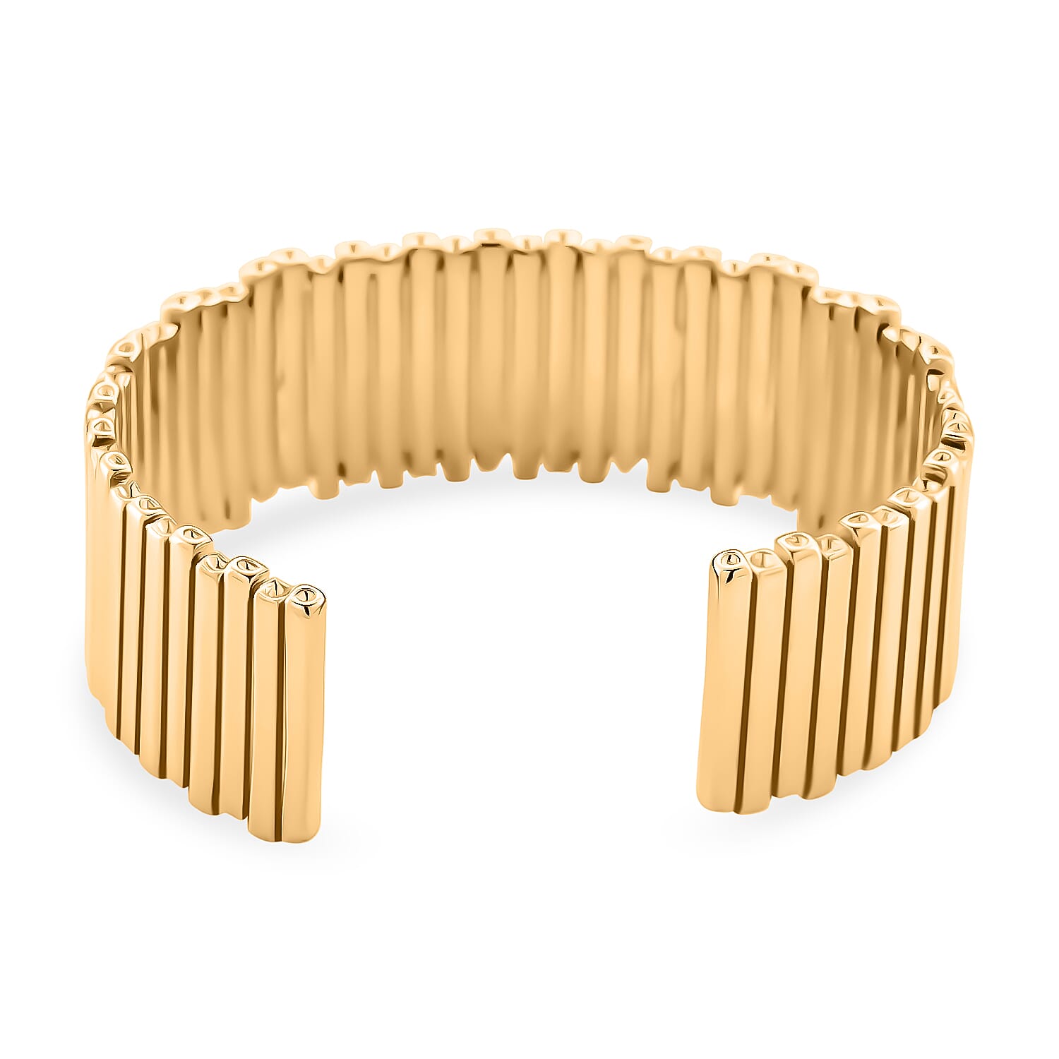 Designer Style Cuff Bangle in Yellow Gold Plated 8244409 5