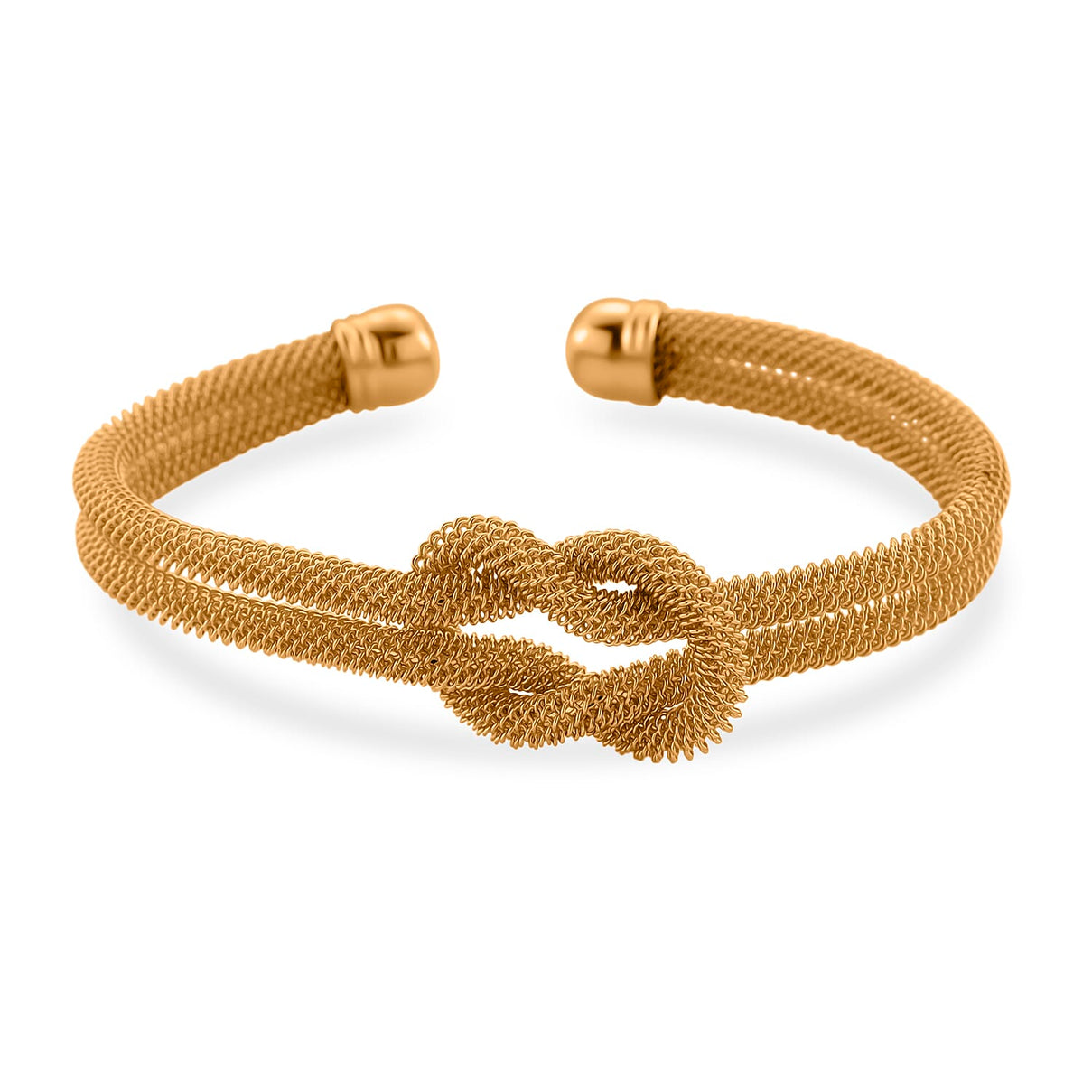 Designer Inspired Cuff Knot Bangle (Size 7.5) 8215327 0