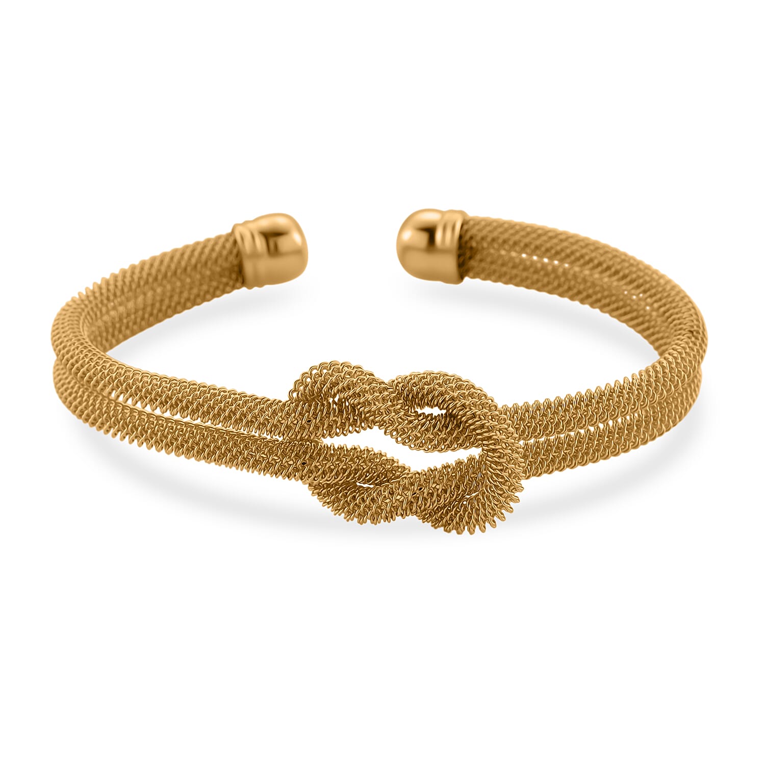 Designer Inspired Cuff Knot Bangle (Size 7.5) 8215327 0
