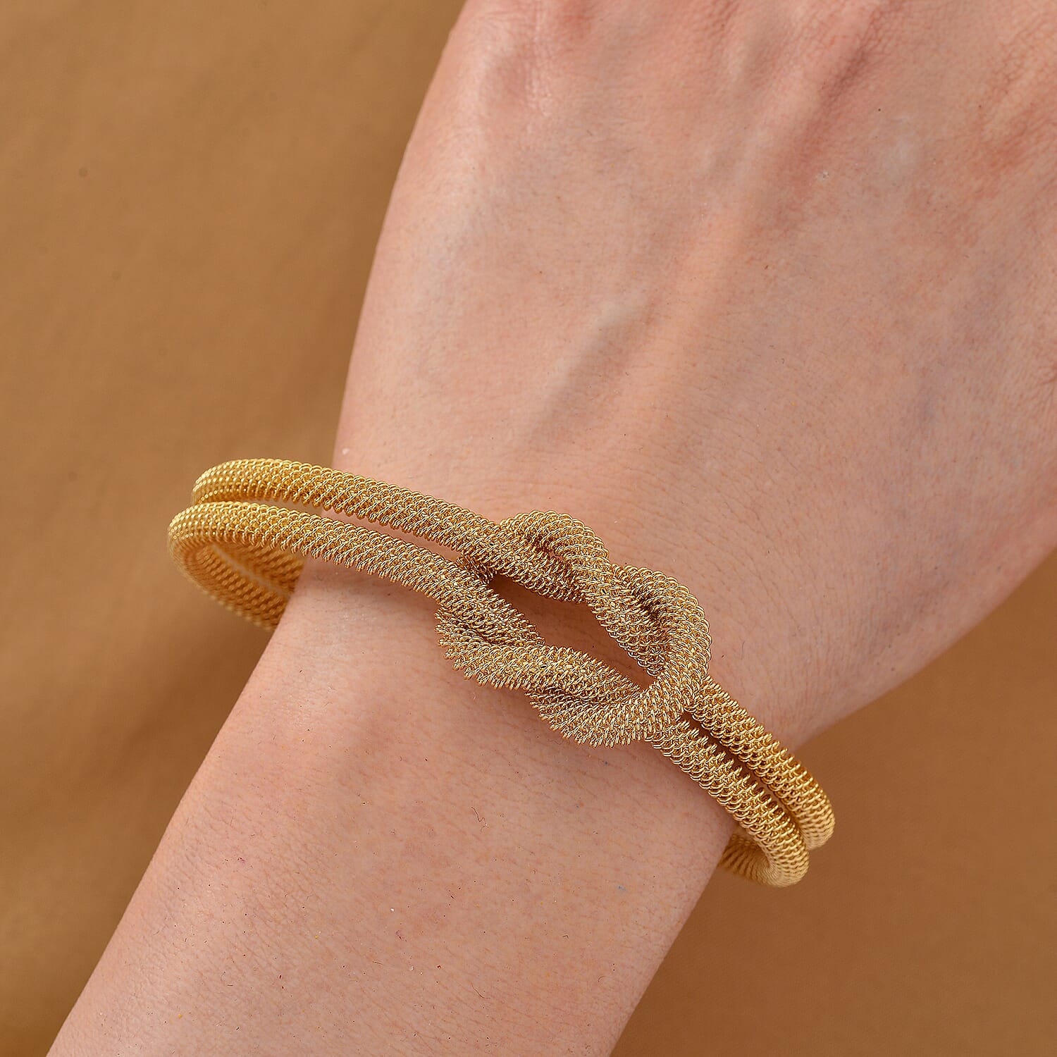 Designer Inspired Cuff Knot Bangle (Size 7.5) 8215327 3