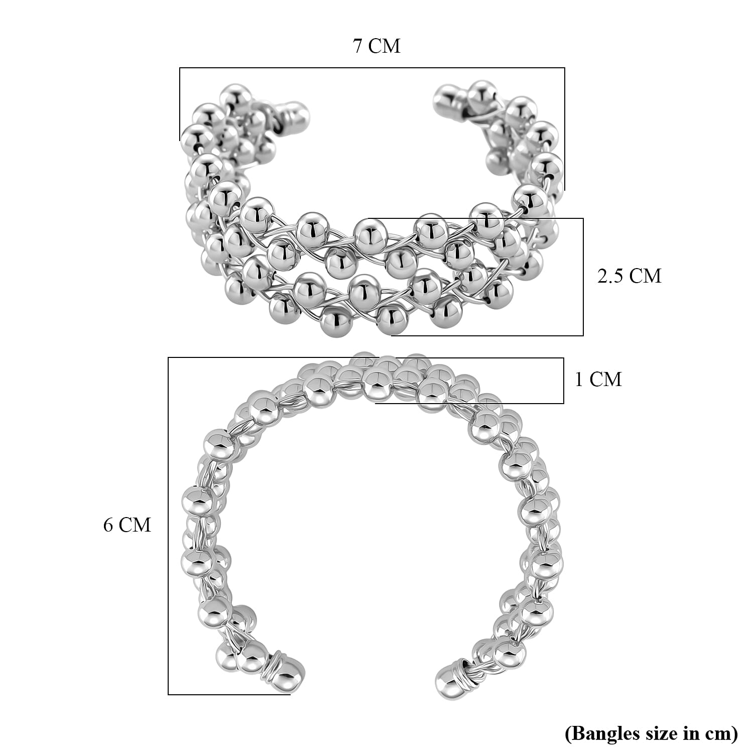 Designer Inpisred- Cuff Bangle (Size - 7) 8244392 6