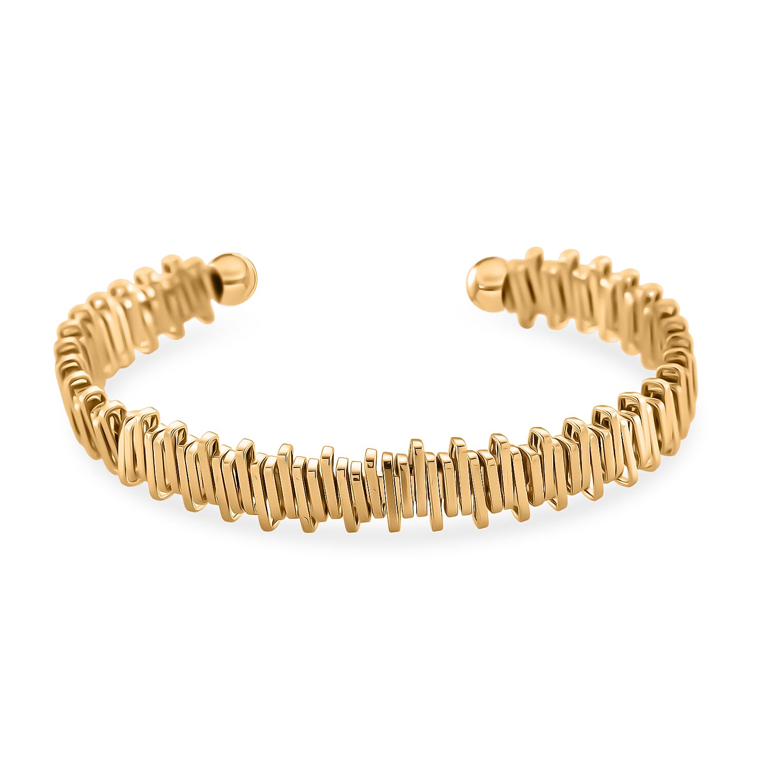 Designer Inspired  Bangle (Size 7.5) in Yellow Gold Tone 8244423 0