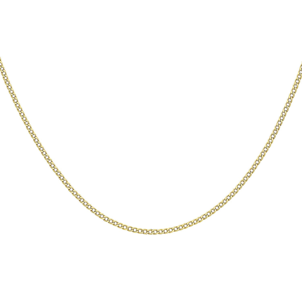 Curb Chain 16 Inch in 9K Yellow Gold 7576461 3