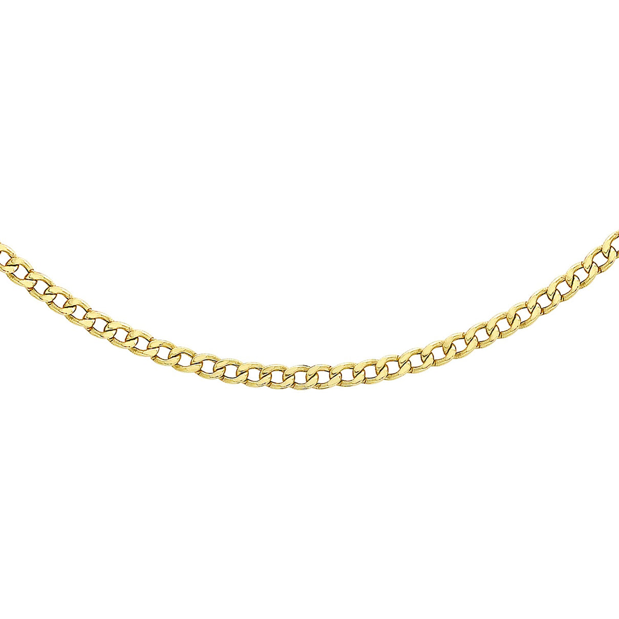 Curb Chain 18 Inch in 9K Yellow Gold 7576463 0