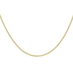 9K Yellow Gold  Chain (Size - 18),  Gold Wt. 1.8 Gms