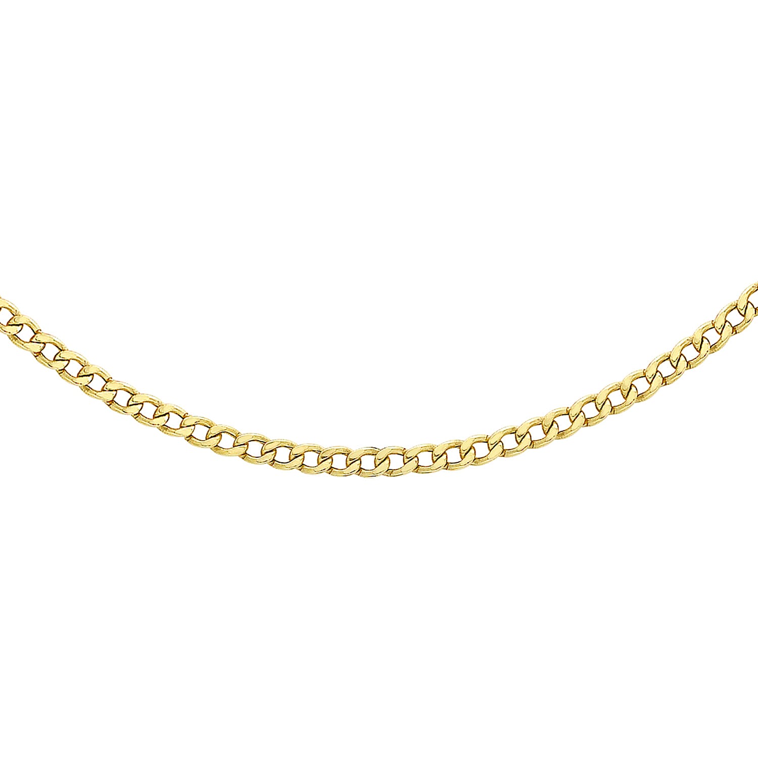 Curb Chain 22 Inch in 9K Yellow Gold 7576465 0