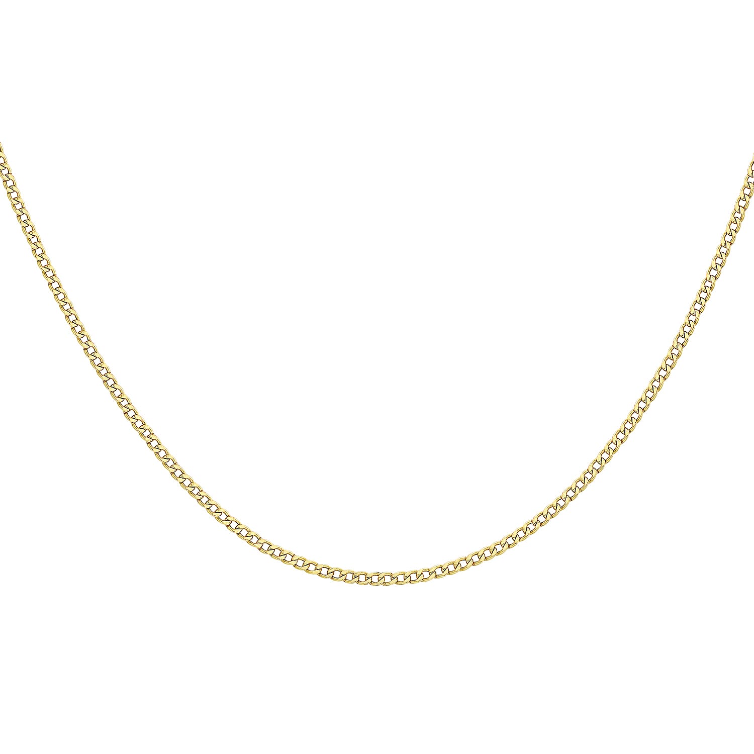 Curb Chain 22 Inch in 9K Yellow Gold 7576465 3