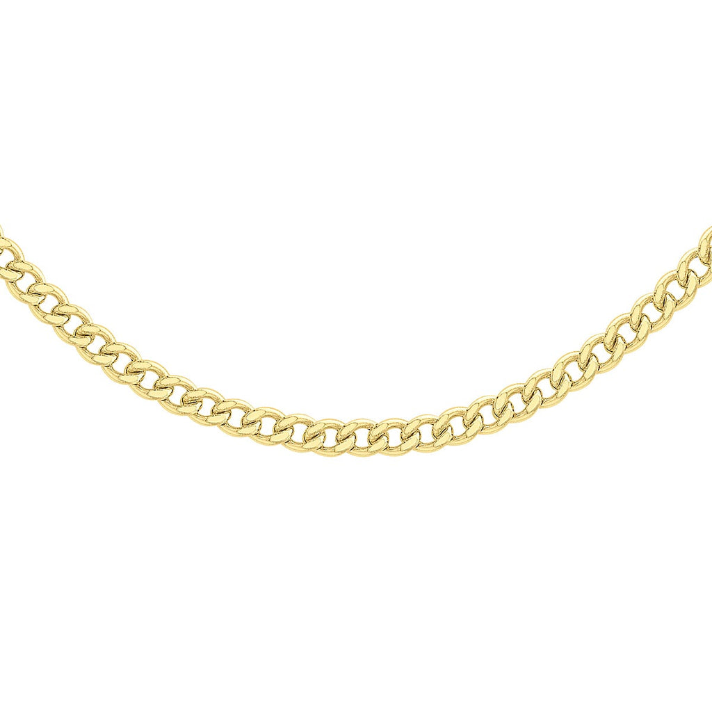 9K Yellow Gold  Chain (Size - 22),  Gold Wt. 7.6 Gms