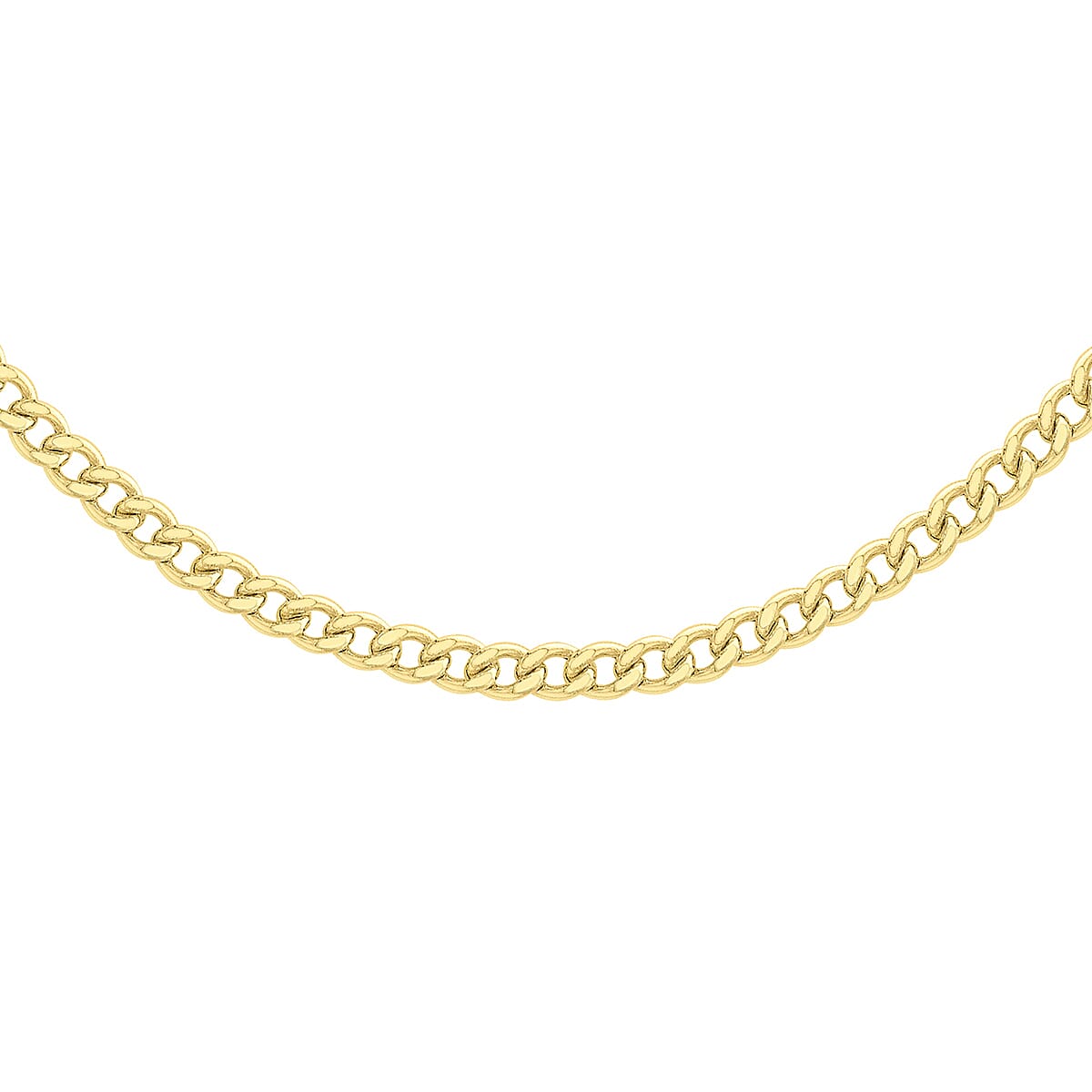 Curb Chain 22 Inch in 9K Yellow Gold 7576469 0