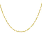 9K Yellow Gold  Chain (Size - 22),  Gold Wt. 7.6 Gms