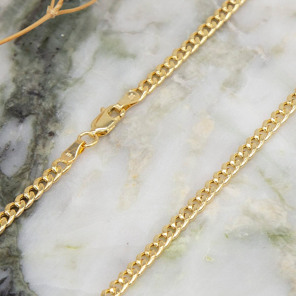 9K Yellow Gold  Chain (Size - 22),  Gold Wt. 7.6 Gms