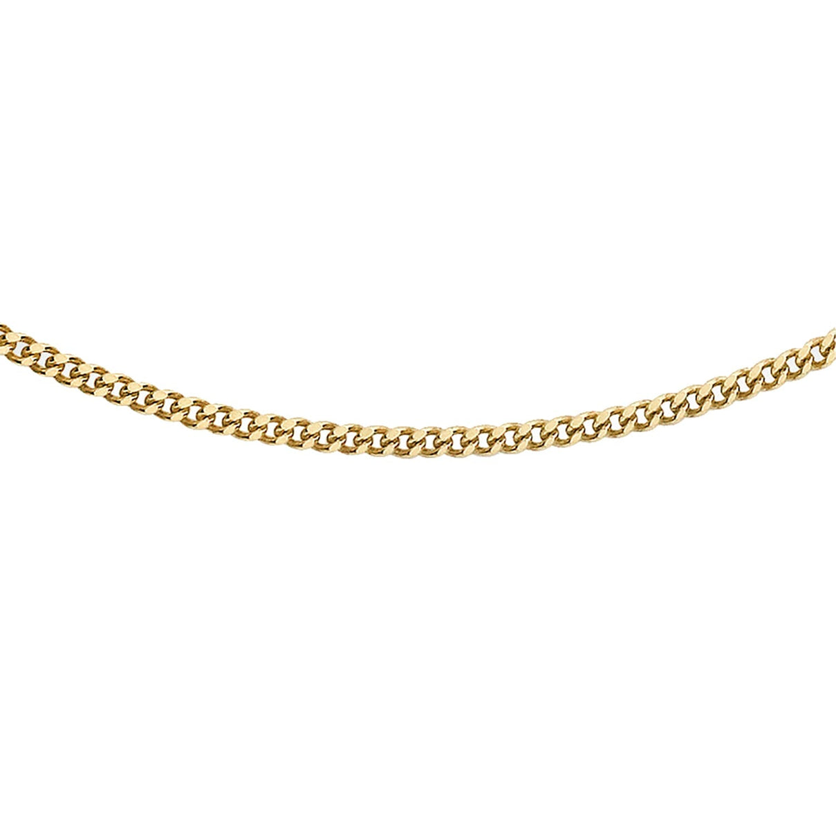 Curb Chain Size 18 Inches in 9K Yellow Gold 6127031 0