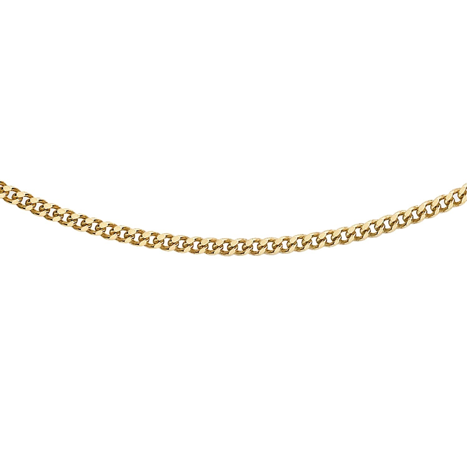 Curb Chain Size 18 Inches in 9K Yellow Gold 6127031 0