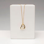 JCK Vegas Close Out- 9K Yellow Gold Curb Necklace(Size 18) with Spring Ring Clasp
