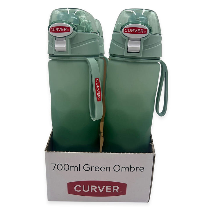Curver Clear Bottle (700ml) - Green V32369436 1