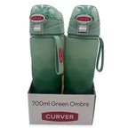 Curver Clear Bottle (700ml) - Green