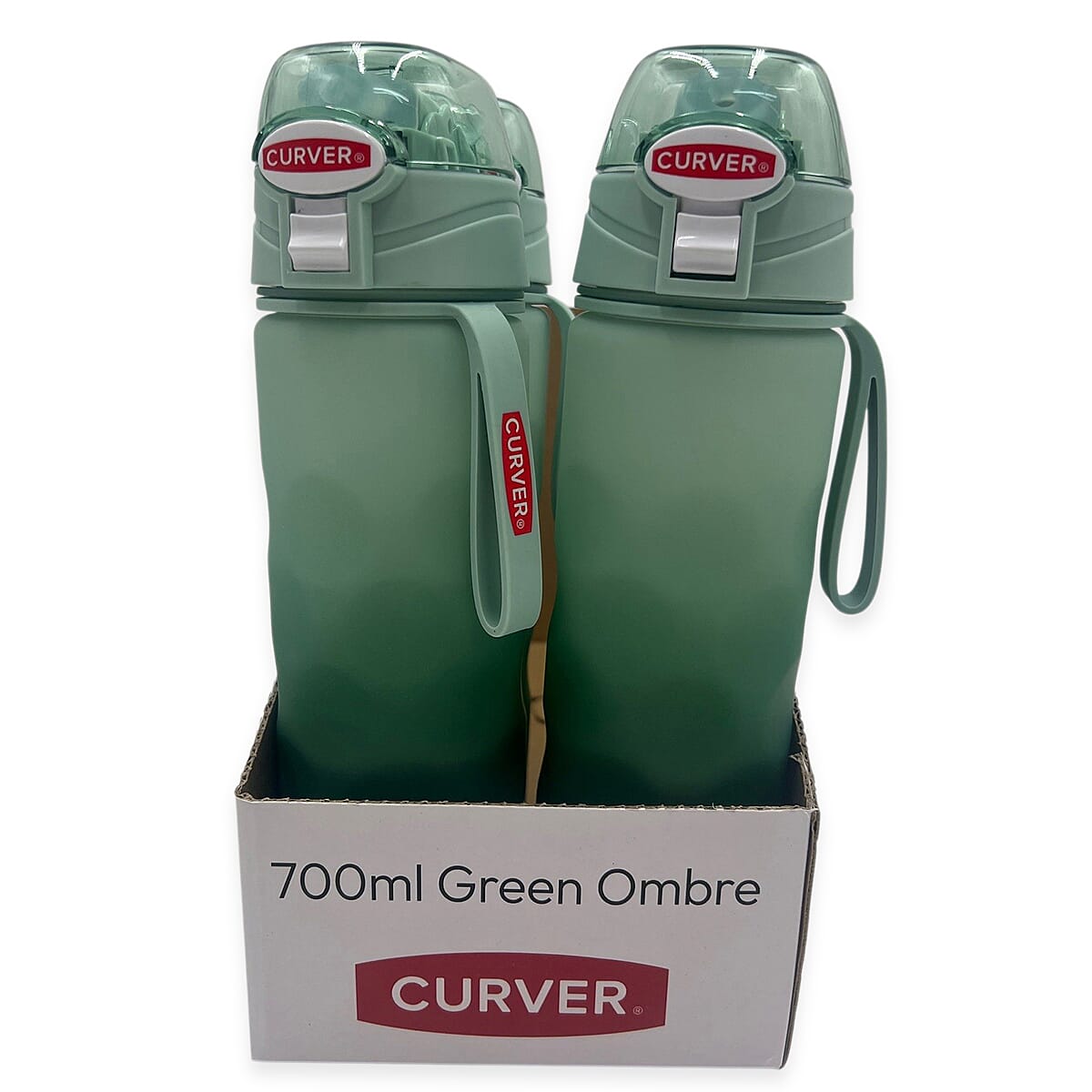 Curver Clear Bottle (700ml) - Green V32364446 0