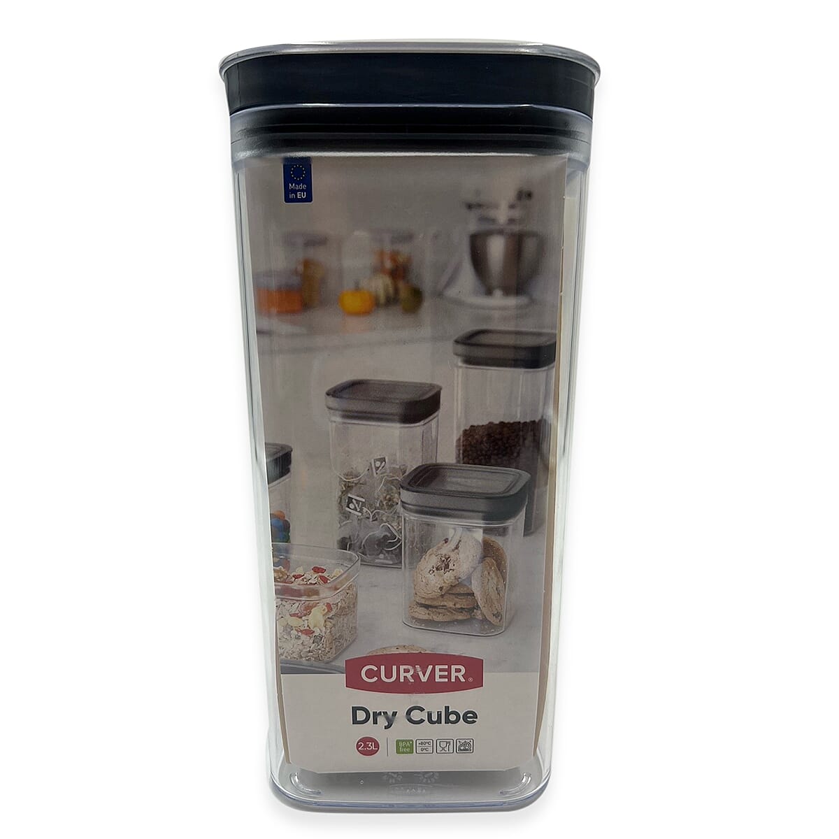 Curver Dry Cube 2.3L Storage Container (One Size) - Clear 8132495 0
