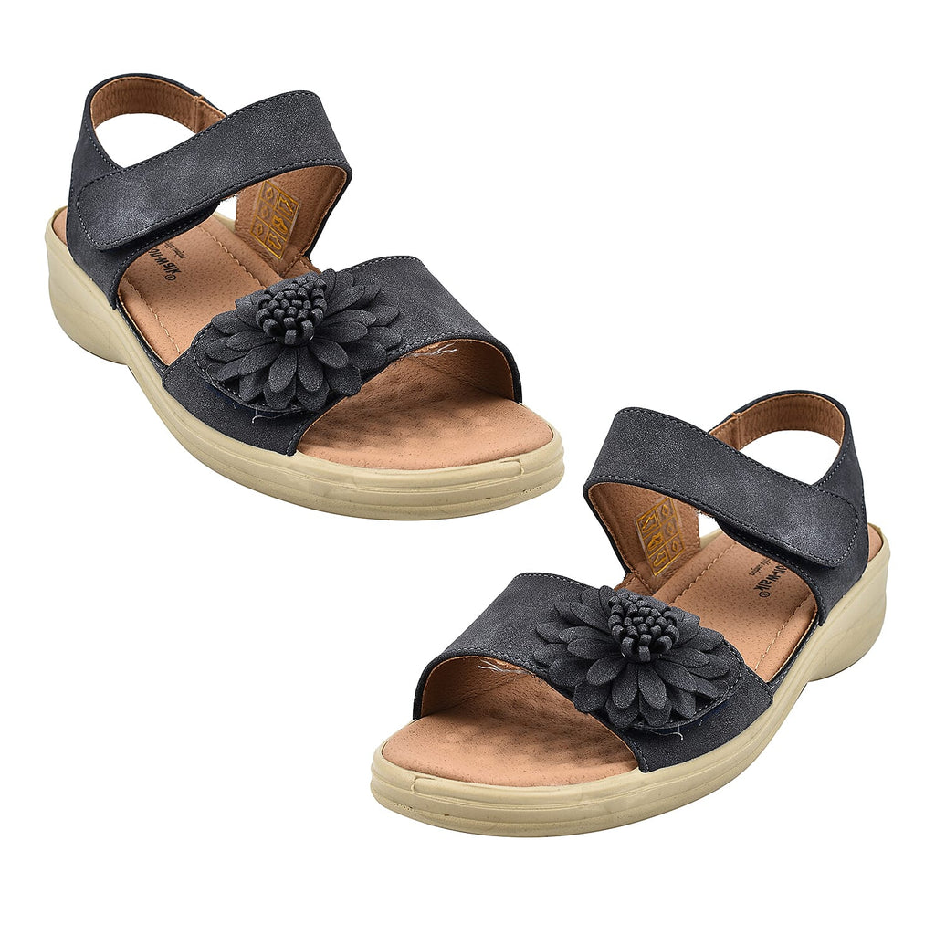 Ladies Sandal (Size 5) - Navy