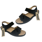 Ladies Sandal (Size 5) - Black