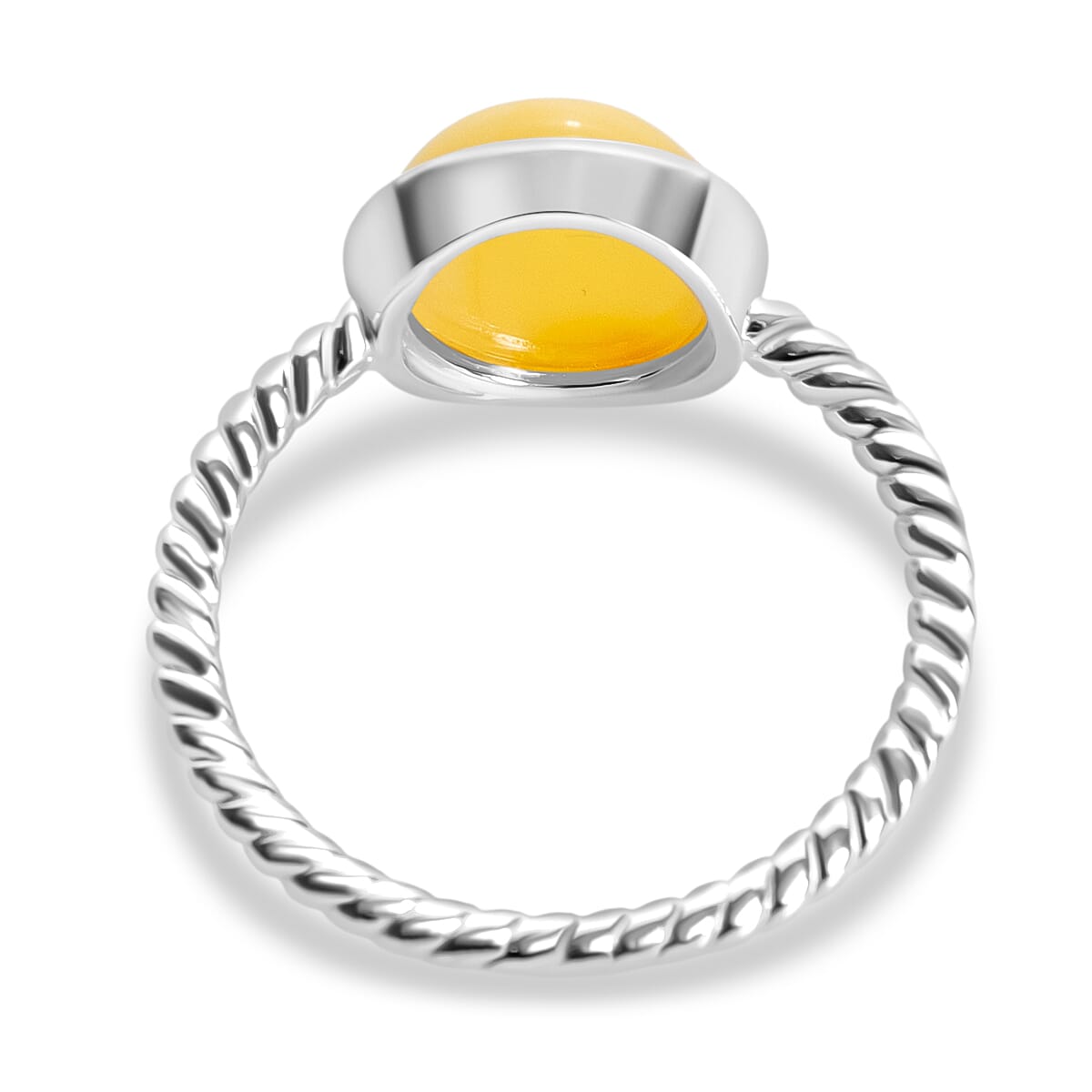 Customer Appreciation Deal - Butterscotch Baltic Amber Ring in Sterling Silver 8079728 2