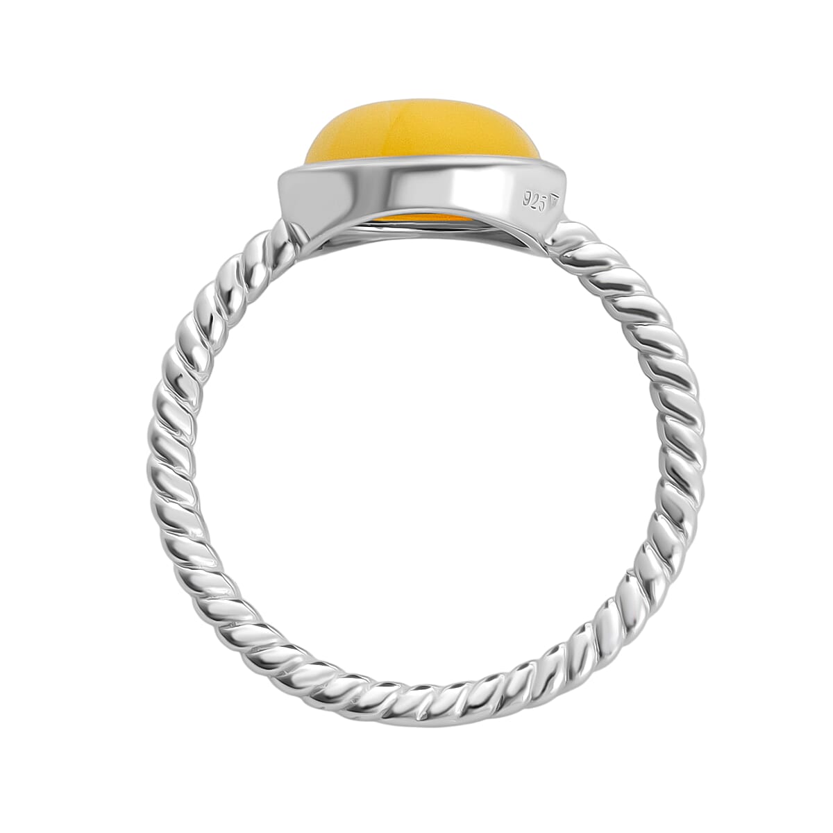 Customer Appreciation Deal - Butterscotch Baltic Amber Ring in Sterling Silver 8079728 3