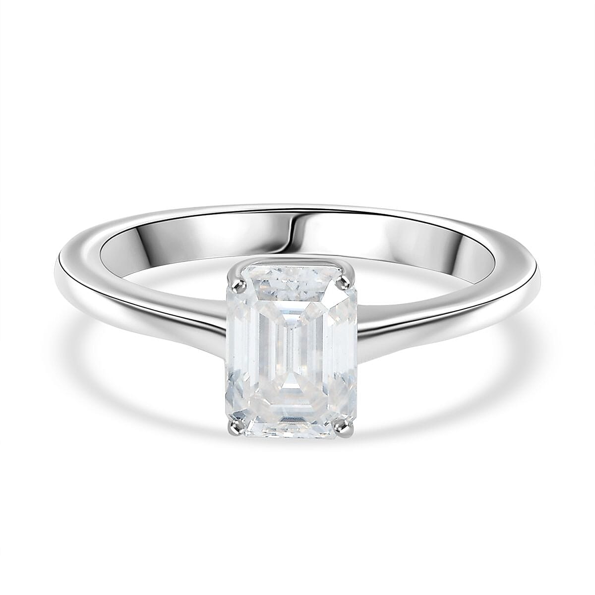 Customer Special Order 9K White Gold Moissanite Ring 1.85 Ct. 8057399 0