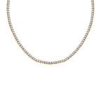Customer Special Order IGI Certified Iliana18K Yellow Gold  (SI-G-H) White Diamond Tennis Necklace (Size -18) 5.00 Ct