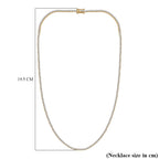 Customer Special Order IGI Certified Iliana18K Yellow Gold  (SI-G-H) White Diamond Tennis Necklace (Size -18) 5.00 Ct
