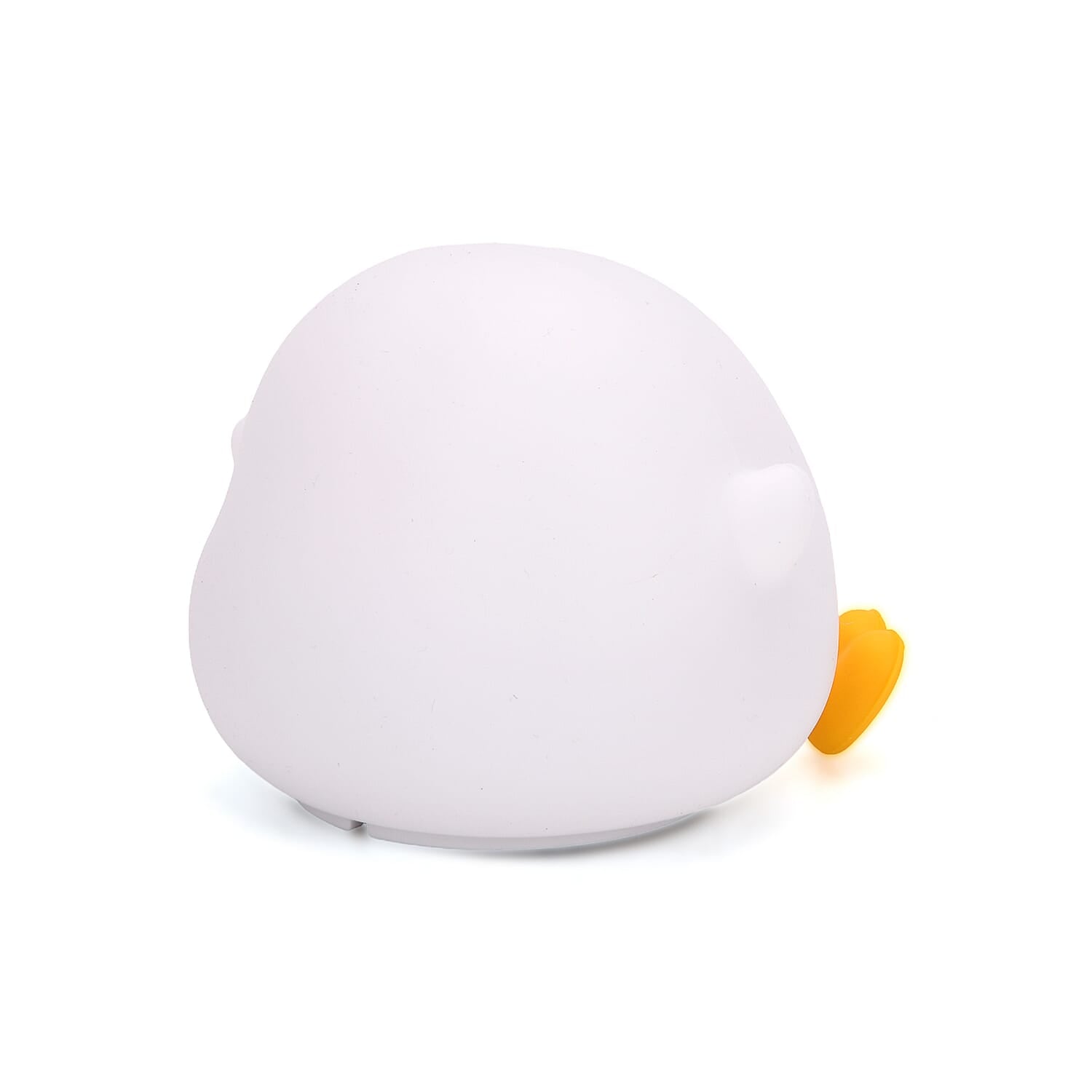 Cute Duck Silicone Colour-Changing Rechargeable Night Light - Yellow and White 8083863 5